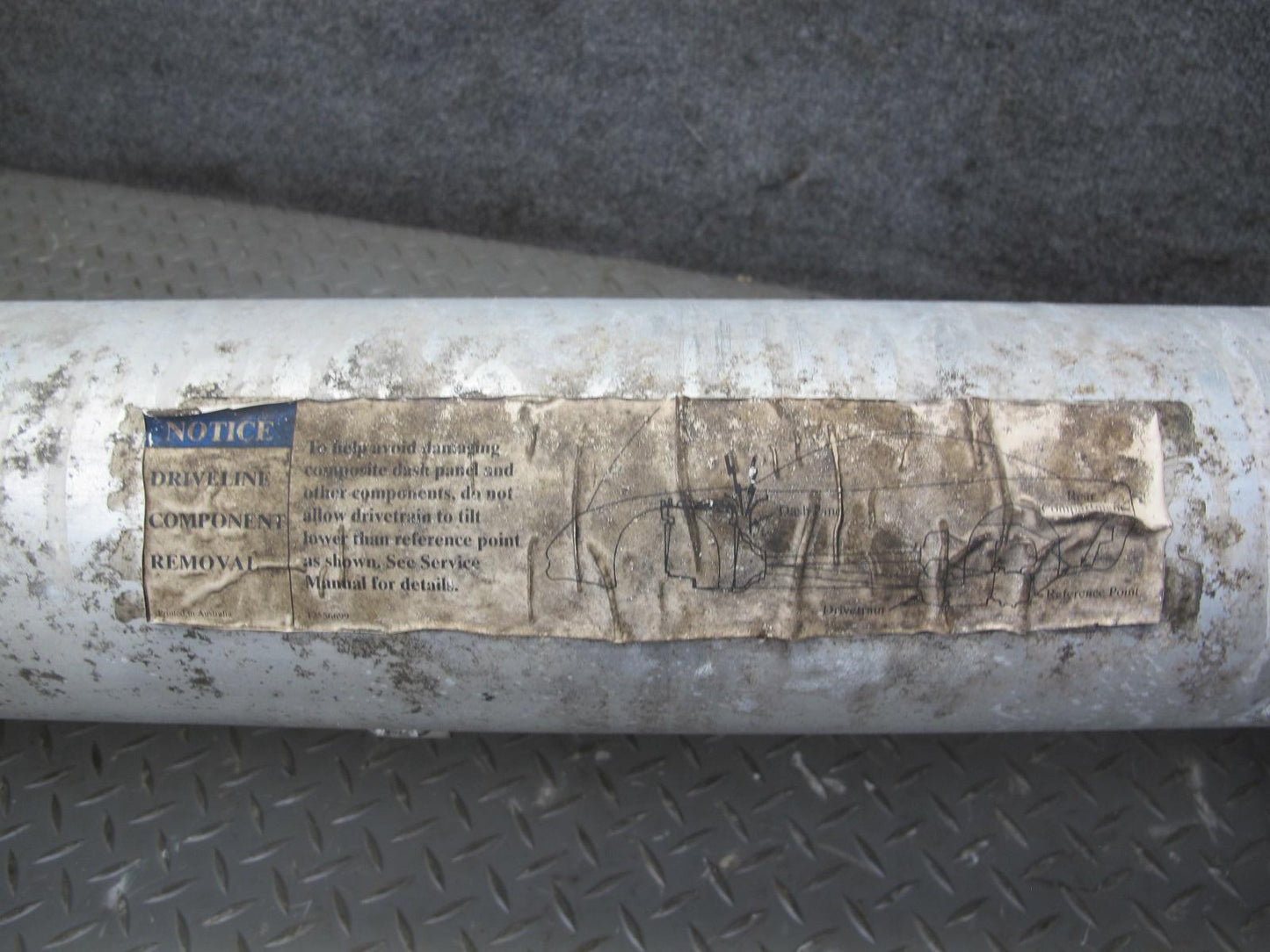 97-99 Chevrolet Corvette C5 A/T Auto Transmission Torque Tube Driveshaft 65K OEM