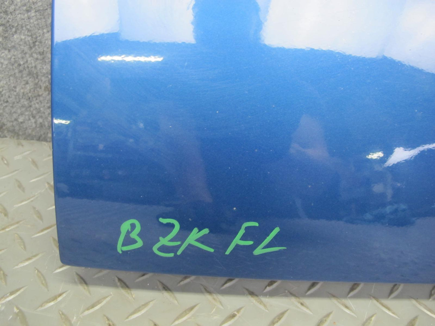 96-02 BMW E36/7 Z3 Front Left Fender Shell Cover Panel Topas Blue OEM