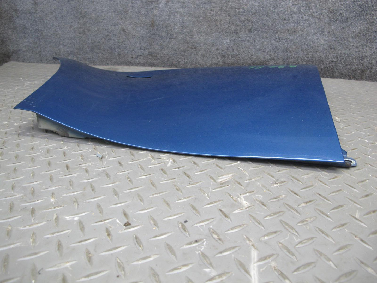 96-02 BMW E36/7 Z3 Front Left Fender Shell Cover Panel Topas Blue OEM