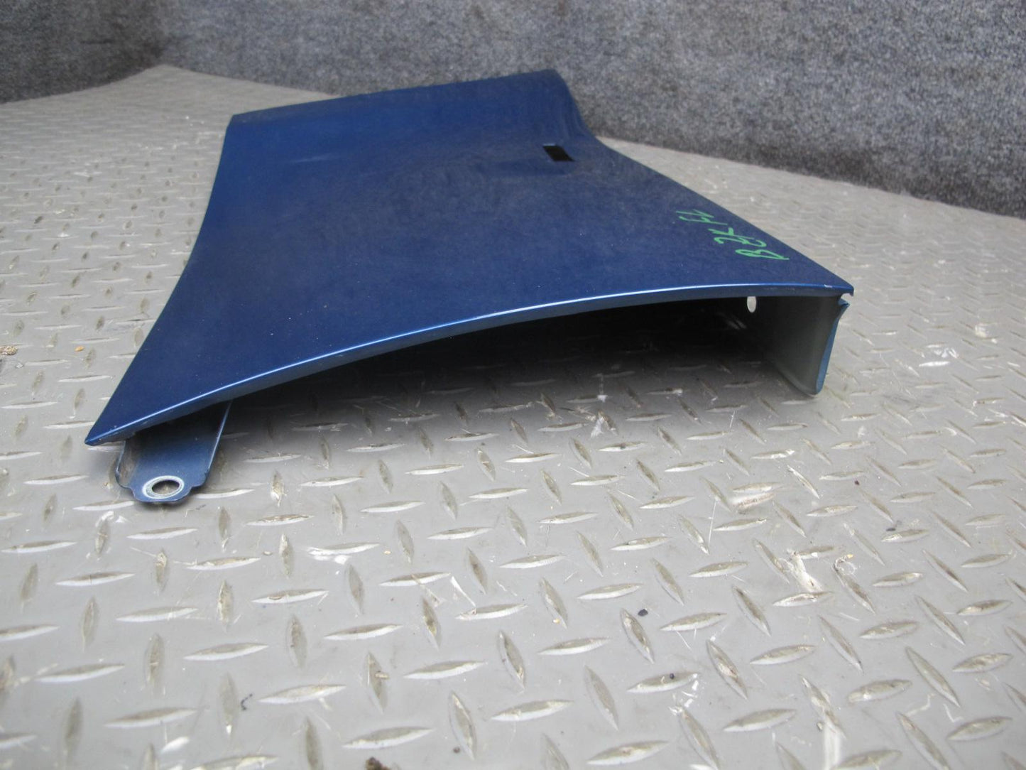96-02 BMW E36/7 Z3 Front Left Fender Shell Cover Panel Topas Blue OEM