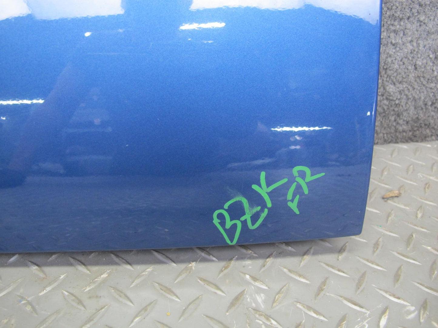96-02 BMW E36/7 Z3 Front Right Fender Shell Cover Panel Topas Blue OEM