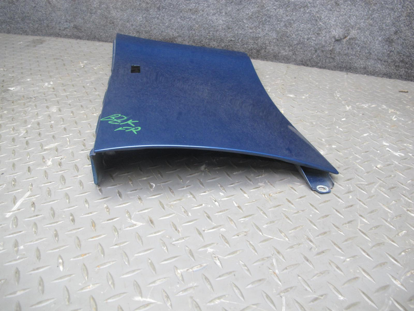 96-02 BMW E36/7 Z3 Front Right Fender Shell Cover Panel Topas Blue OEM