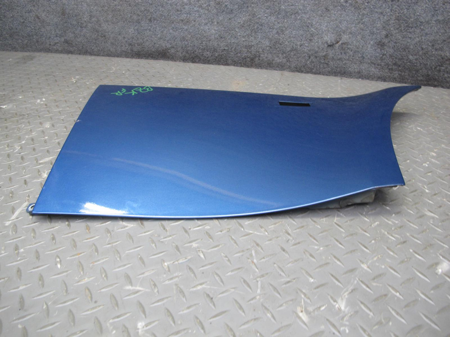 96-02 BMW E36/7 Z3 Front Right Fender Shell Cover Panel Topas Blue OEM
