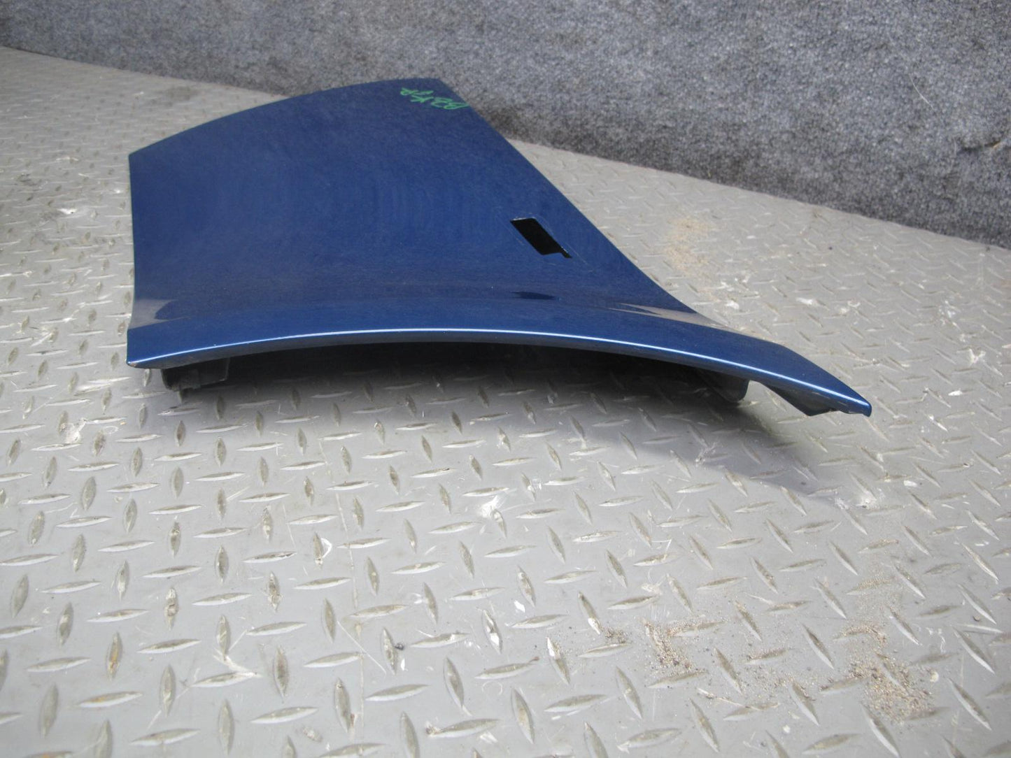96-02 BMW E36/7 Z3 Front Right Fender Shell Cover Panel Topas Blue OEM