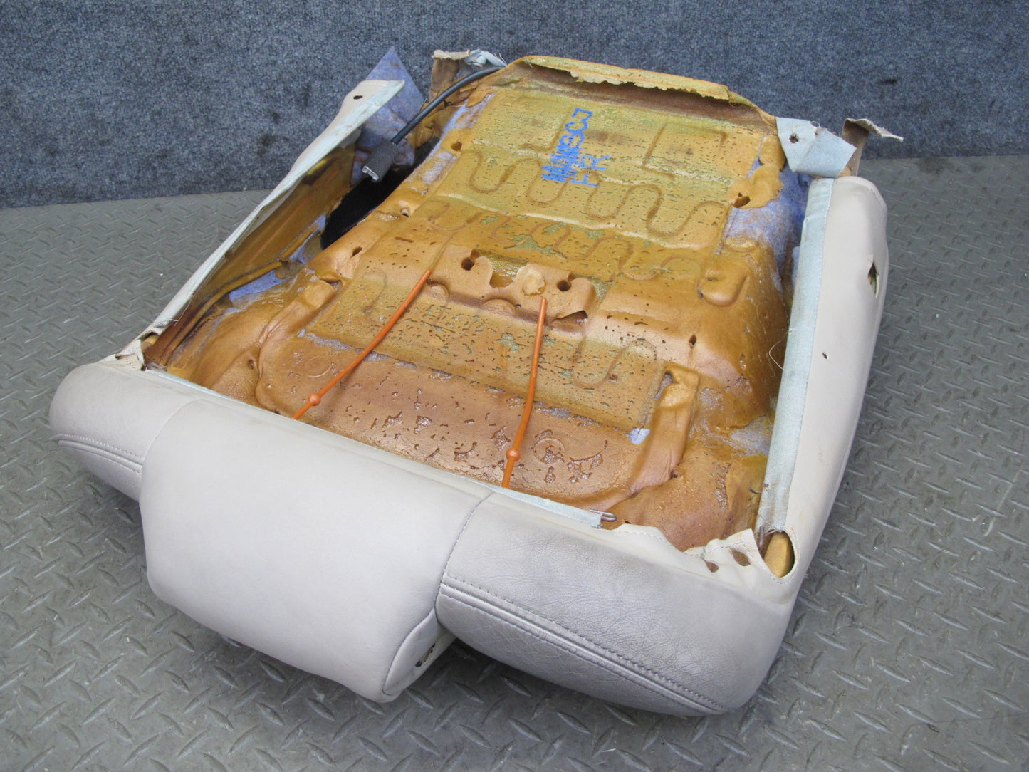 92-94 Lexus SC400 SC300 Front Right Seat Upper Leather Cushion Cashmere OEM