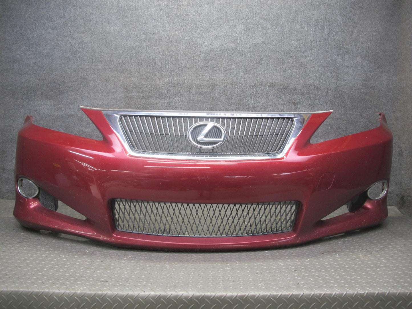 10-15 Lexus GSE20L IS350 IS250 Convertible Front Bumper Cover RED Mica OEM