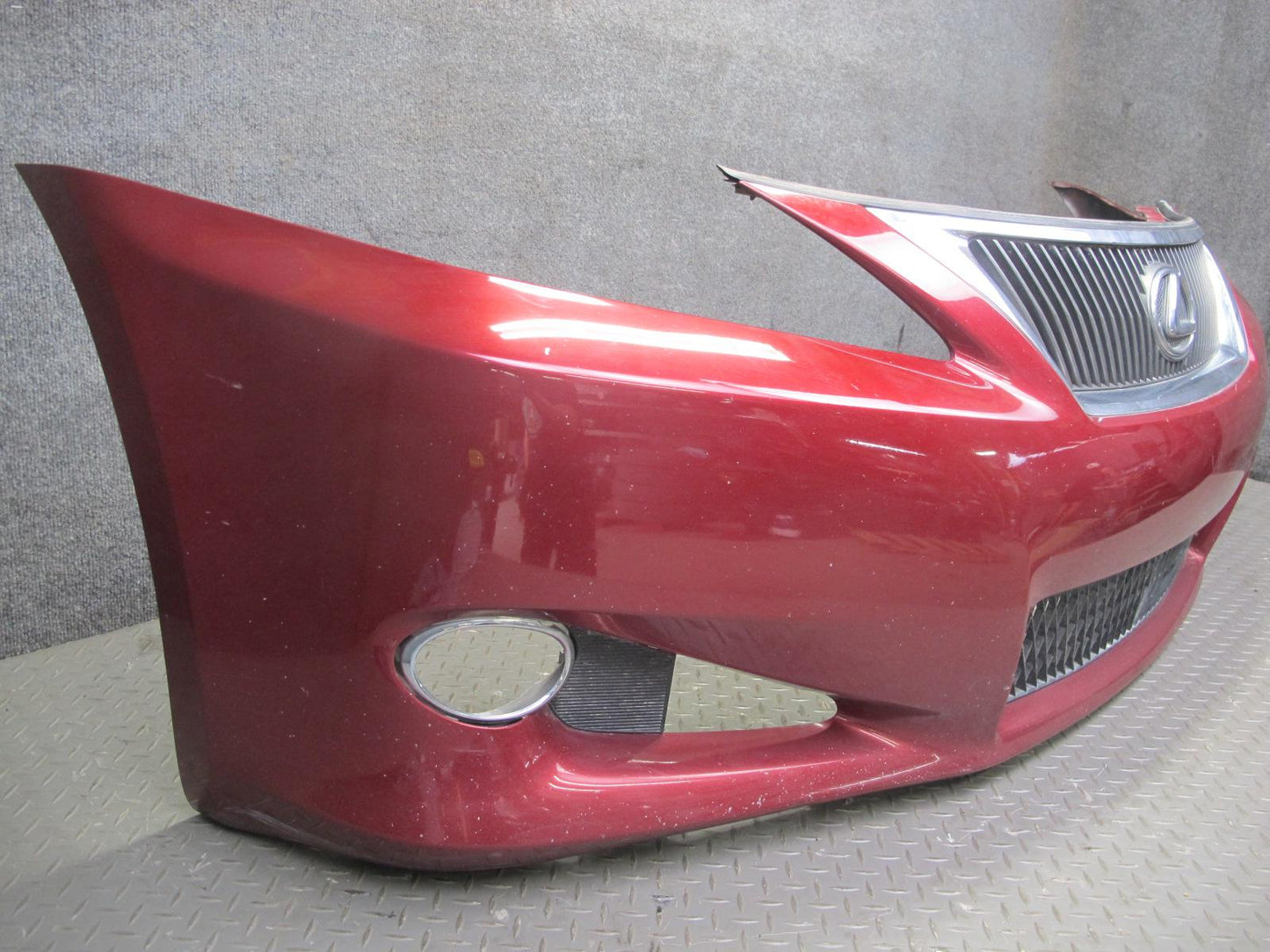 10-15 Lexus GSE20L IS350 IS250 Convertible Front Bumper Cover RED Mica OEM