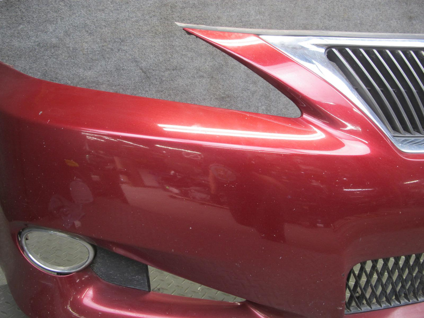10-15 Lexus GSE20L IS350 IS250 Convertible Front Bumper Cover RED Mica OEM