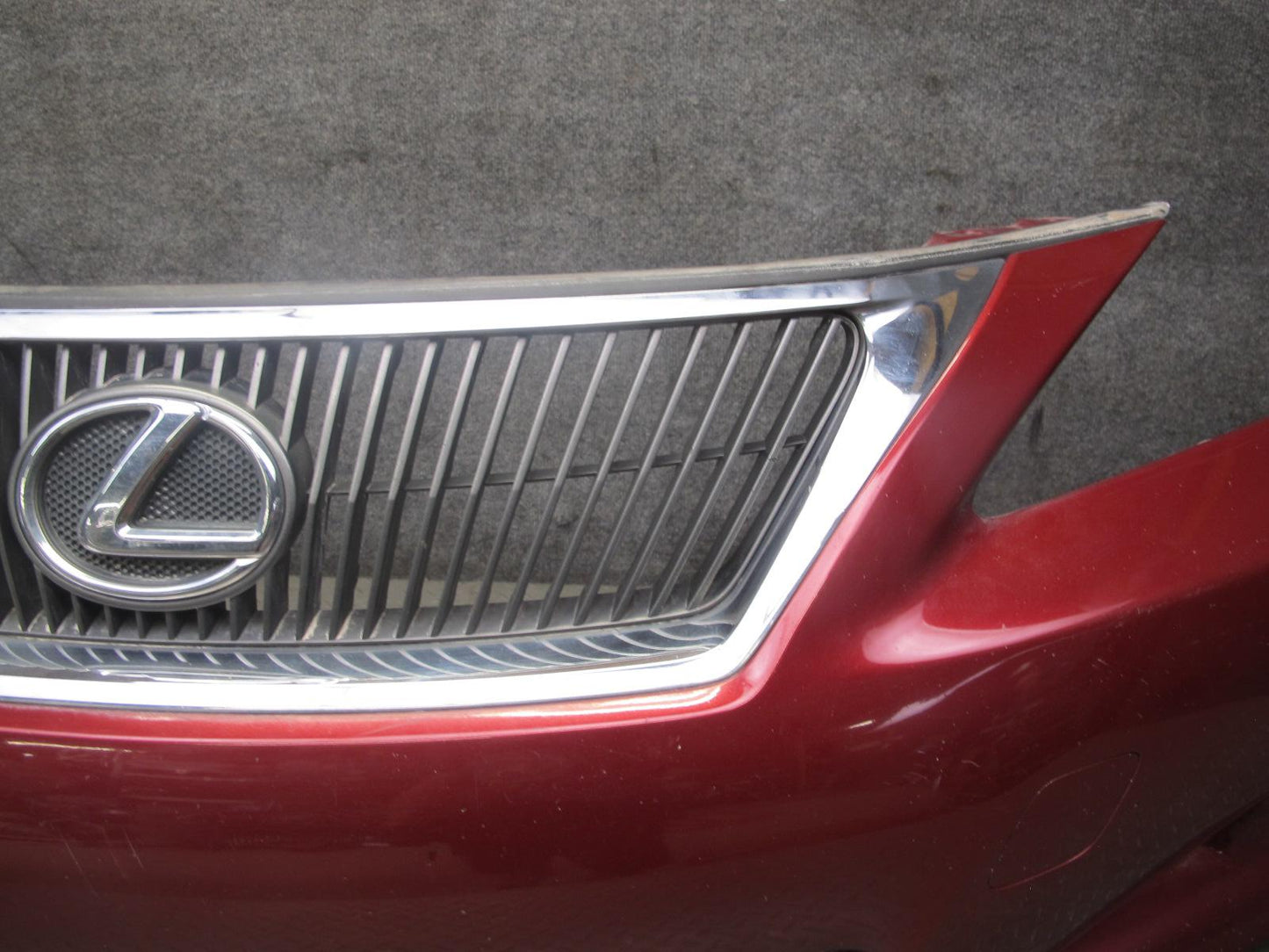 10-15 Lexus GSE20L IS350 IS250 Convertible Front Bumper Cover RED Mica OEM