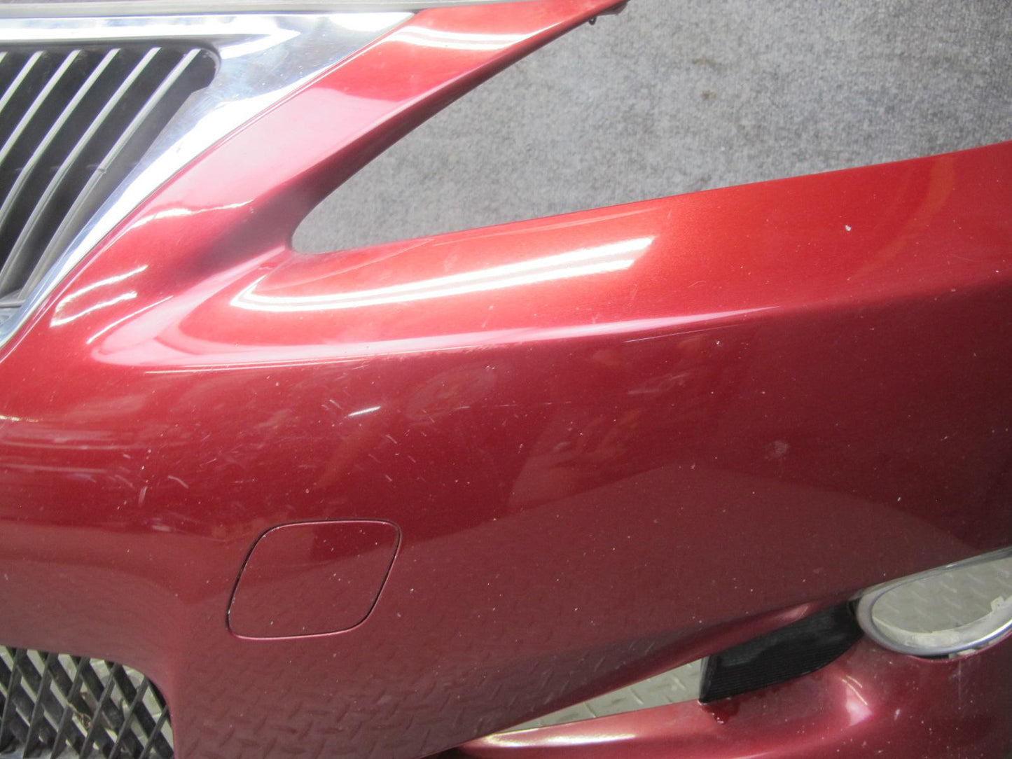 10-15 Lexus GSE20L IS350 IS250 Convertible Front Bumper Cover RED Mica OEM