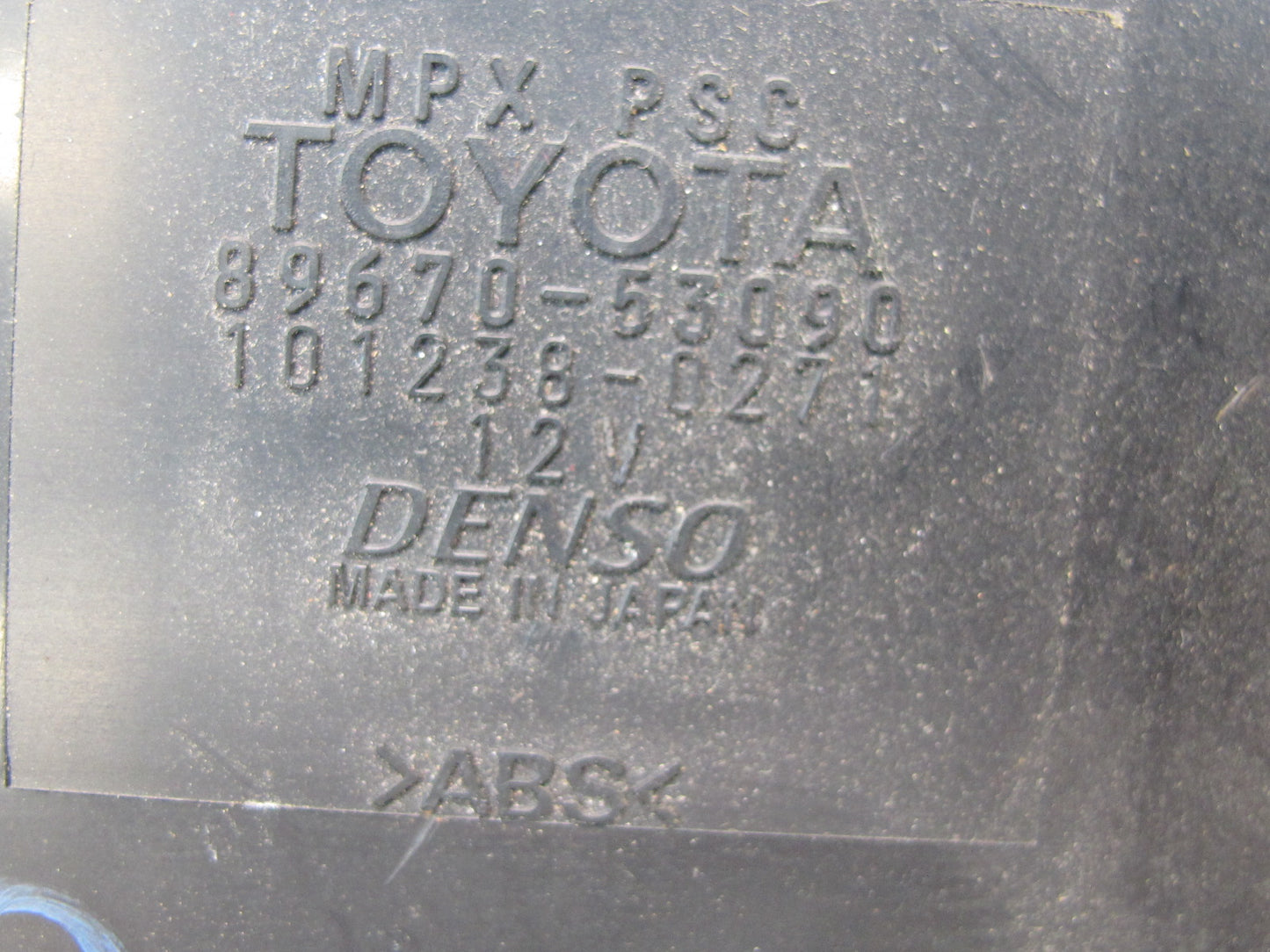 06-12 Lexus IS350 IS250 A/T MPX Power Supply Control Module 89670-53090 OEM