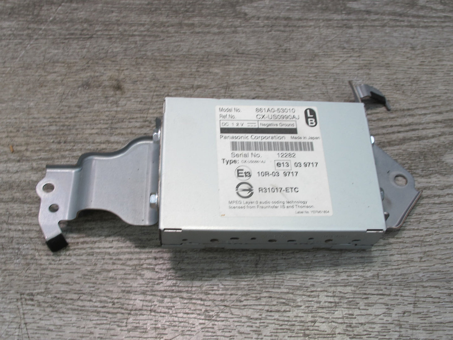 10-13 Lexus IS350 IS250 Audio Coding Multimedia Control Module 861A0-53010 OEM