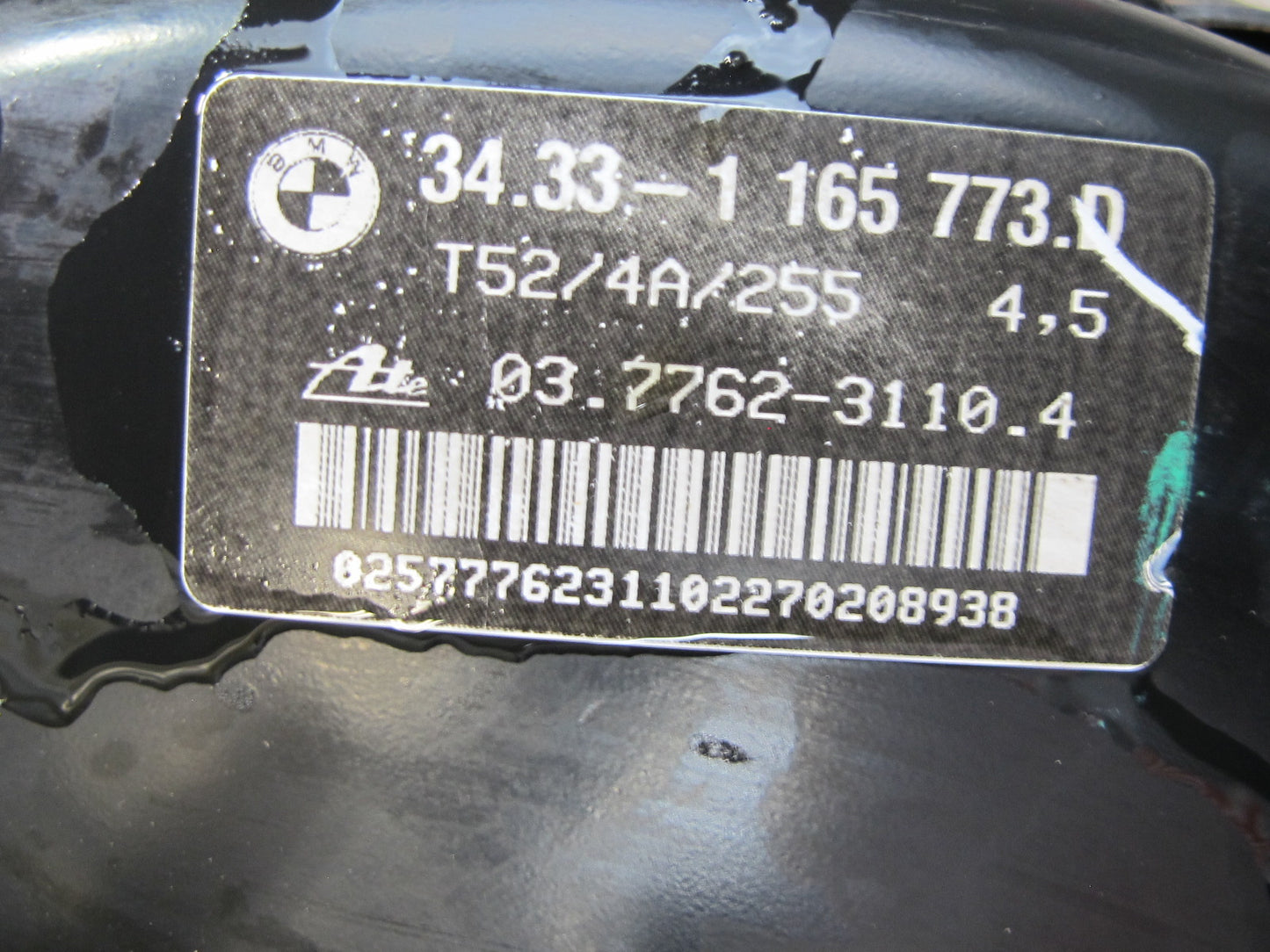 01-02 BMW E36/7 Z3 M54 DSC Brake Master Cylinder Booster Fluid Reservoir OEM
