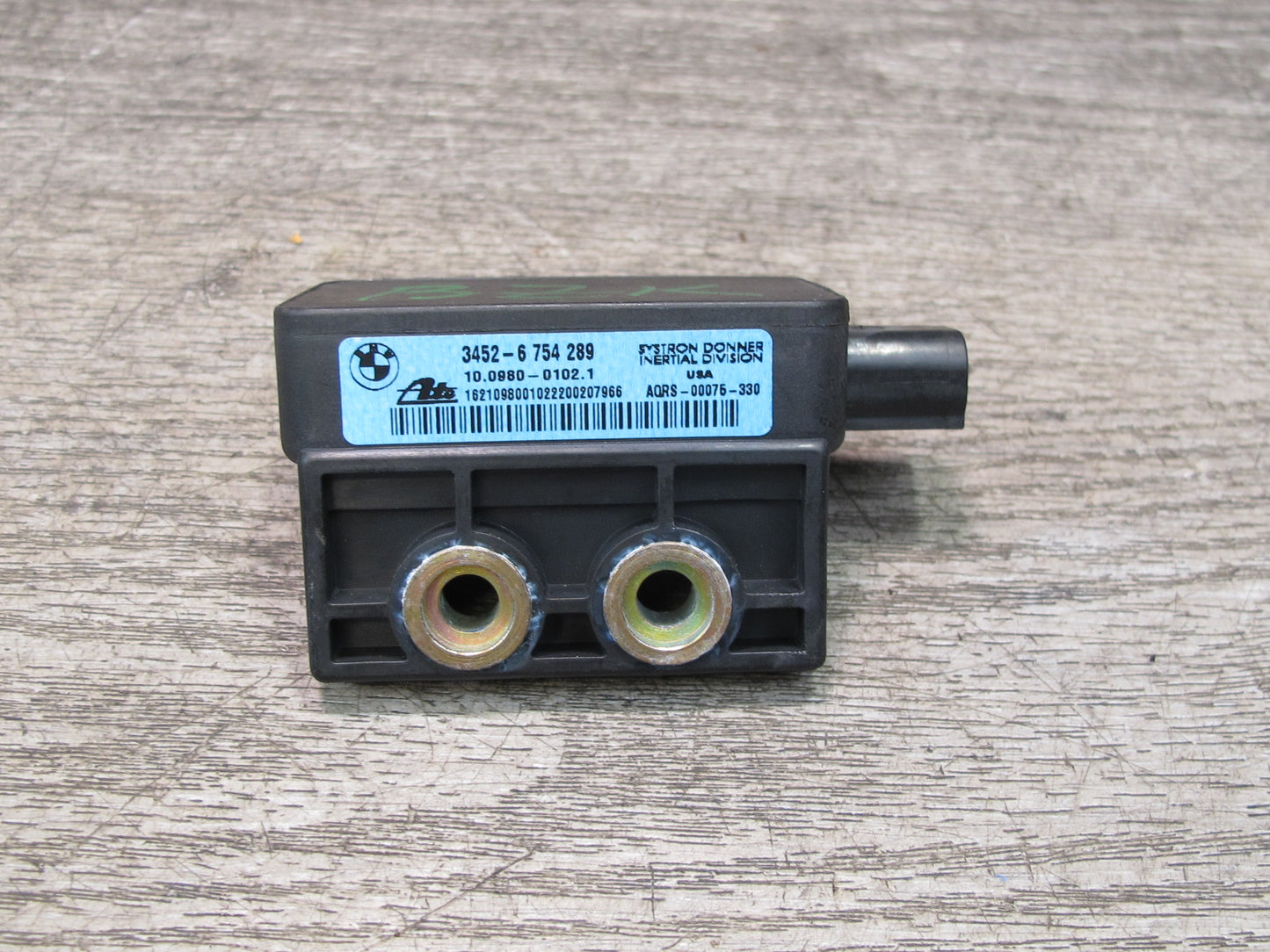 01-02 BMW E36/7 Z3 YAW Turn Rate Acceleration Speed Sensor 6754289 OEM