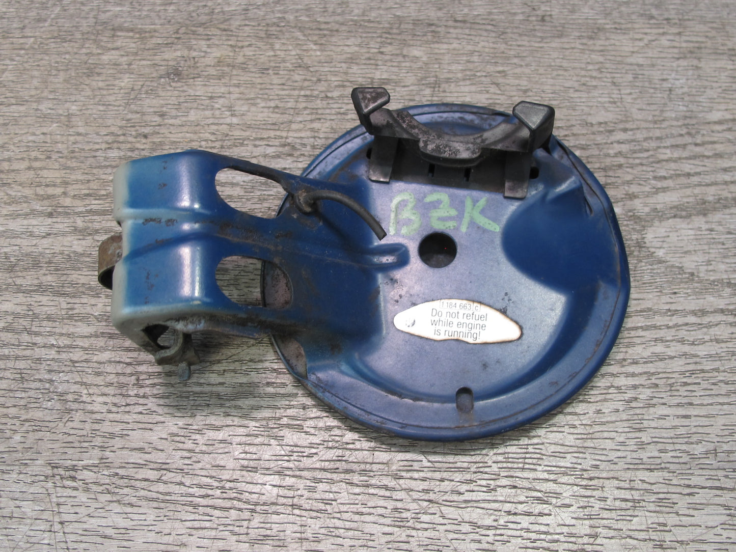 00-02 BMW E36/7 Z3 Roadster Fuel Lid Door Cover Topas Blue OEM