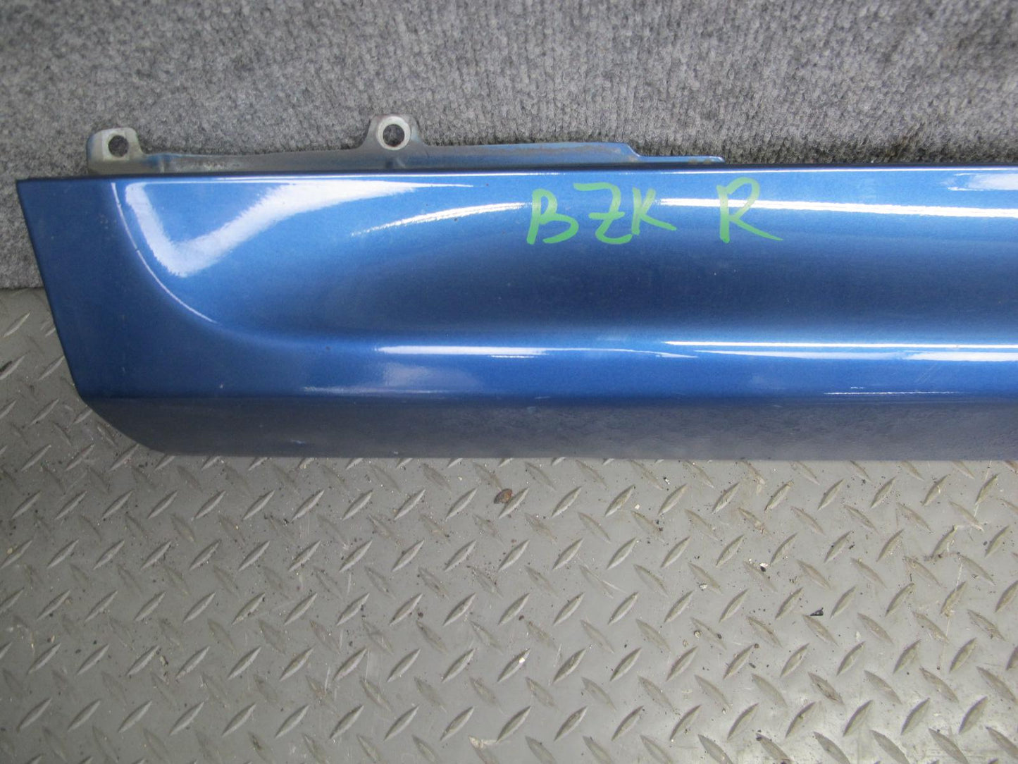 97-02 BMW E36/7 Z3 Right Side Skirt Rocker Panel Molding Topas Blue OEM