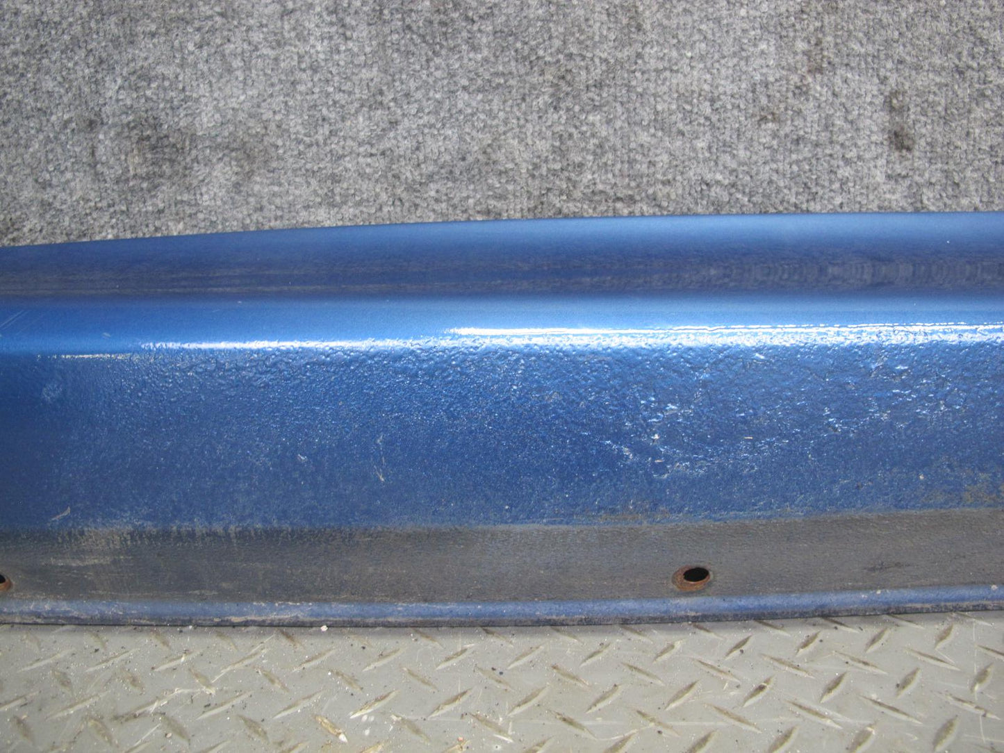 97-02 BMW E36/7 Z3 Right Side Skirt Rocker Panel Molding Topas Blue OEM