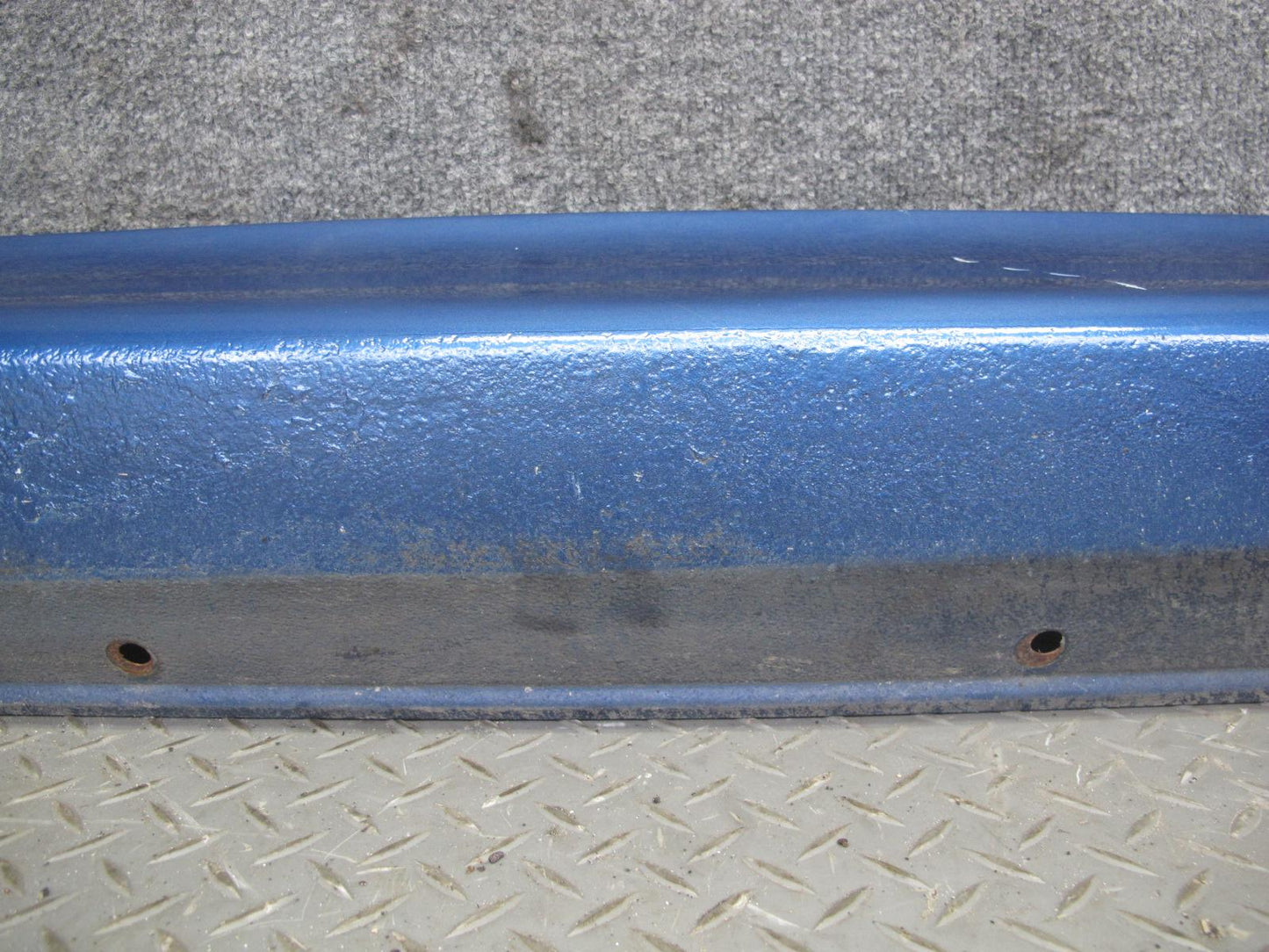 97-02 BMW E36/7 Z3 Right Side Skirt Rocker Panel Molding Topas Blue OEM