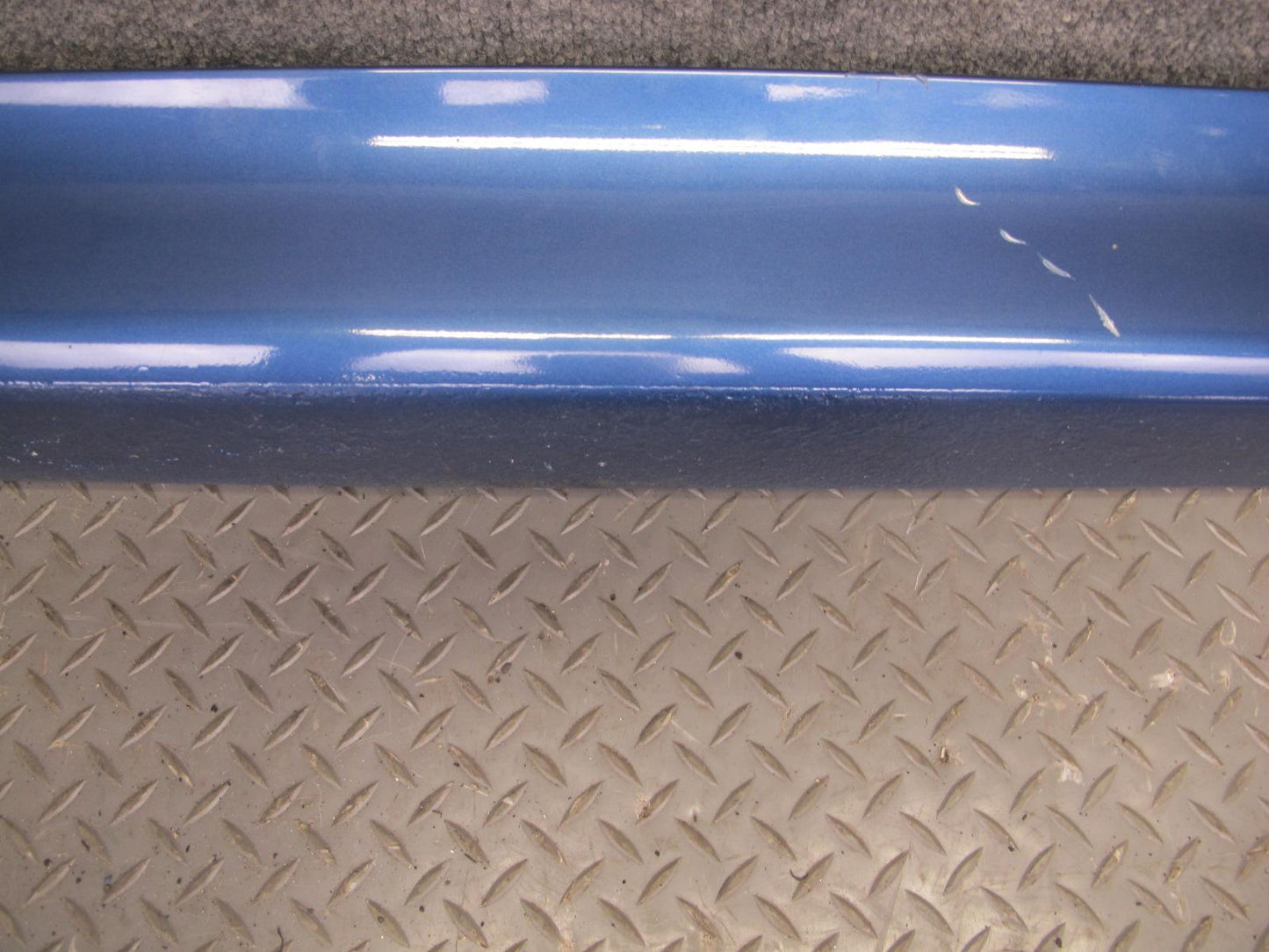 97-02 BMW E36/7 Z3 Right Side Skirt Rocker Panel Molding Topas Blue OEM