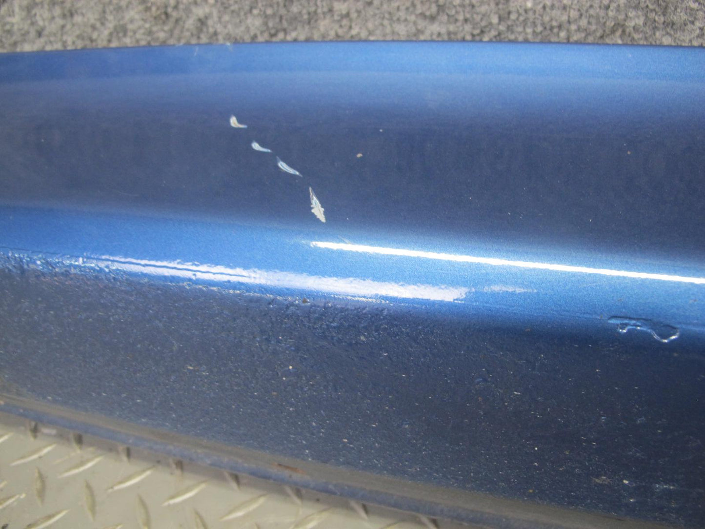 97-02 BMW E36/7 Z3 Right Side Skirt Rocker Panel Molding Topas Blue OEM