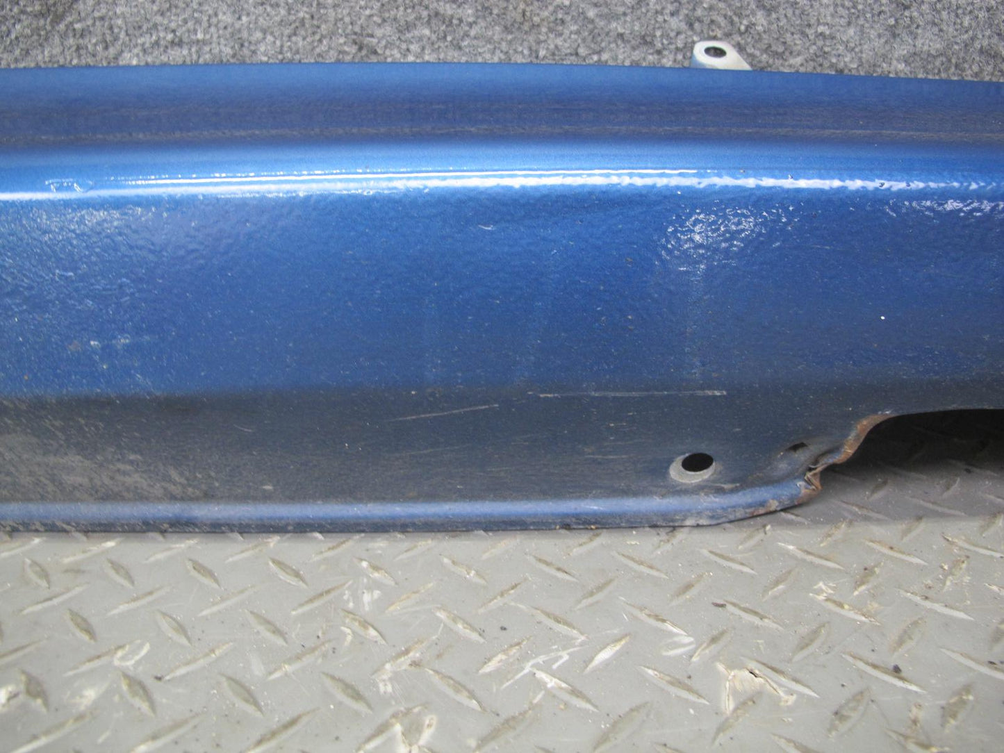 97-02 BMW E36/7 Z3 Right Side Skirt Rocker Panel Molding Topas Blue OEM