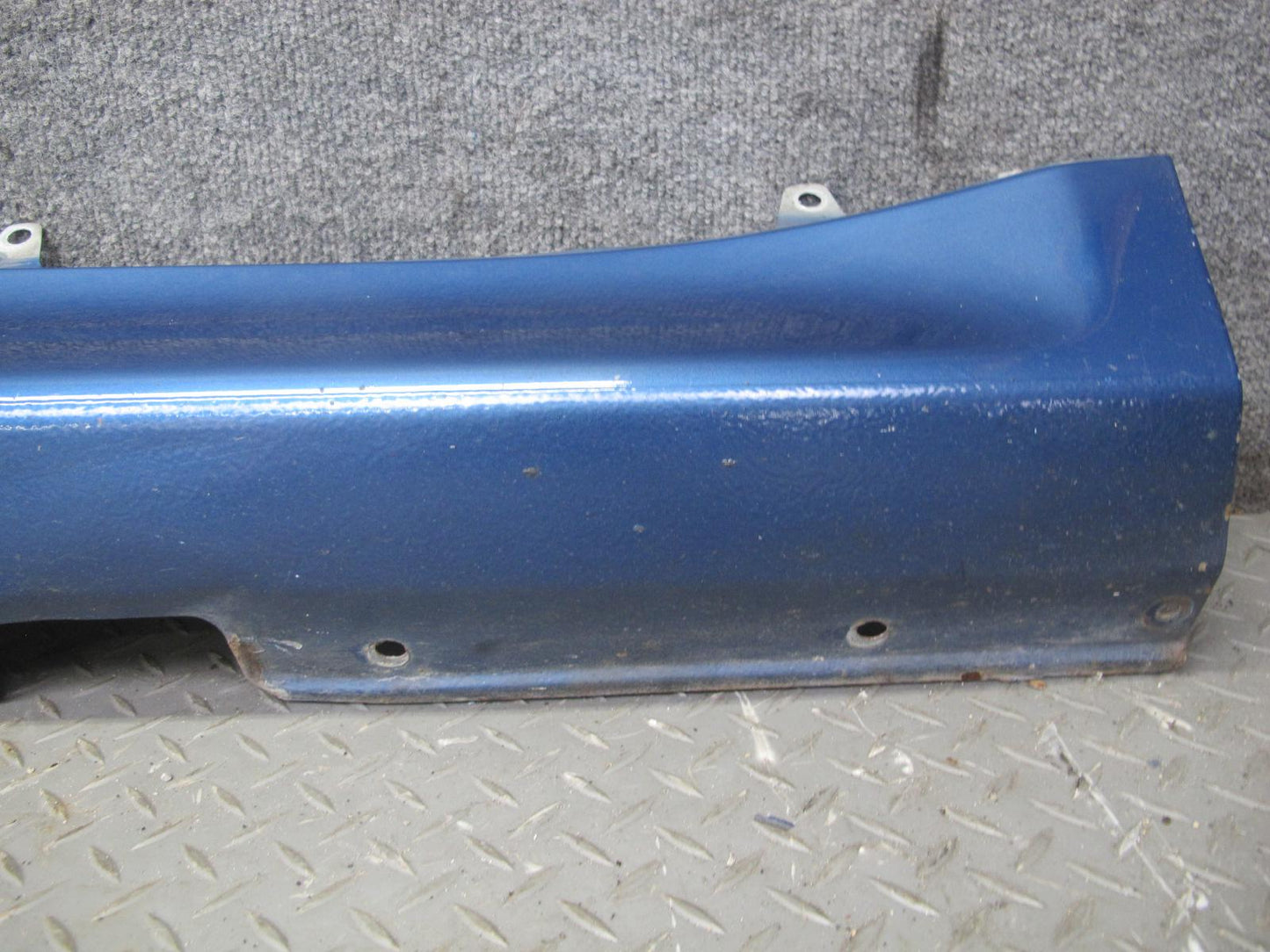 97-02 BMW E36/7 Z3 Right Side Skirt Rocker Panel Molding Topas Blue OEM
