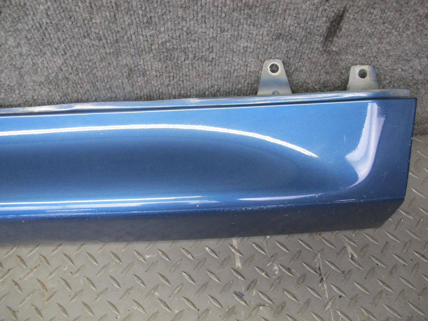 97-02 BMW E36/7 Z3 Right Side Skirt Rocker Panel Molding Topas Blue OEM