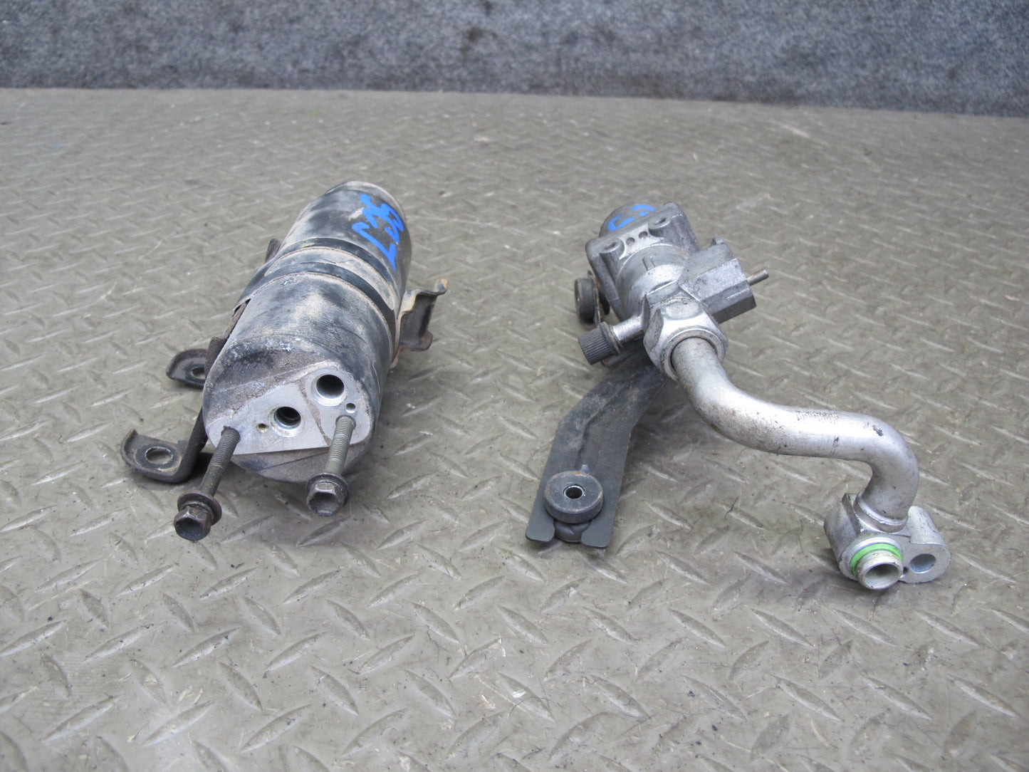 92-93 Lexus SC300 9pcs A/C Hose Line Pipe w Dryer & Pressure Regulator Set OEM