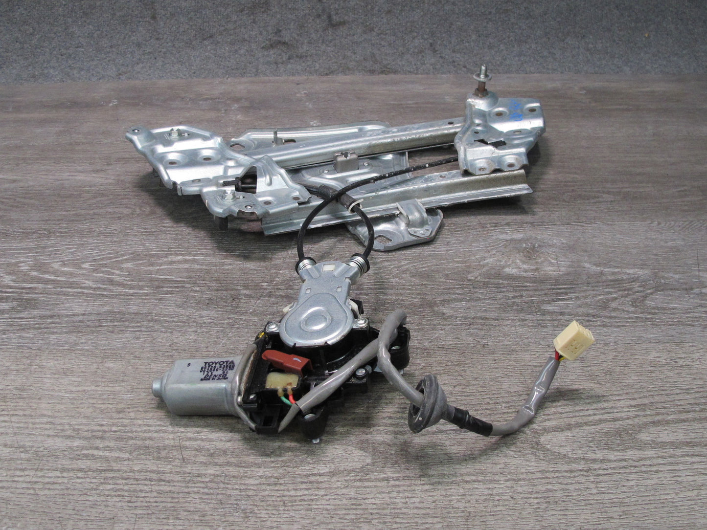 10-15 Lexus IS350 IS250 Convertible Rear Left Window Regulator w Motor OEM