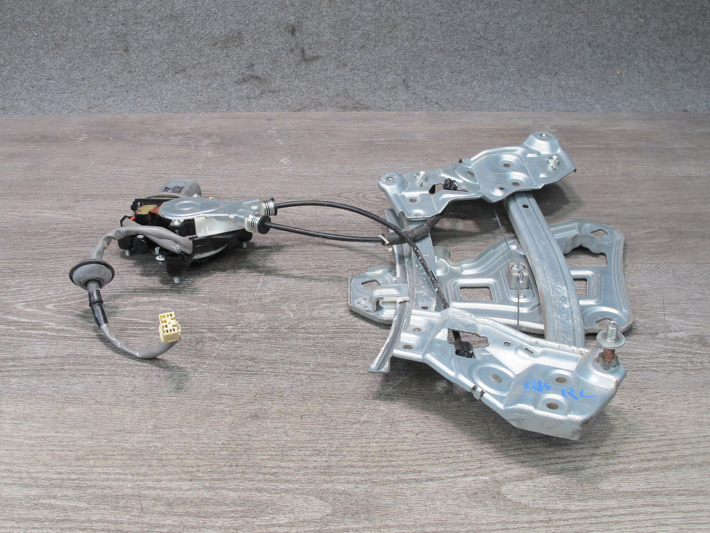 10-15 Lexus IS350 IS250 Convertible Rear Left Window Regulator w Motor OEM