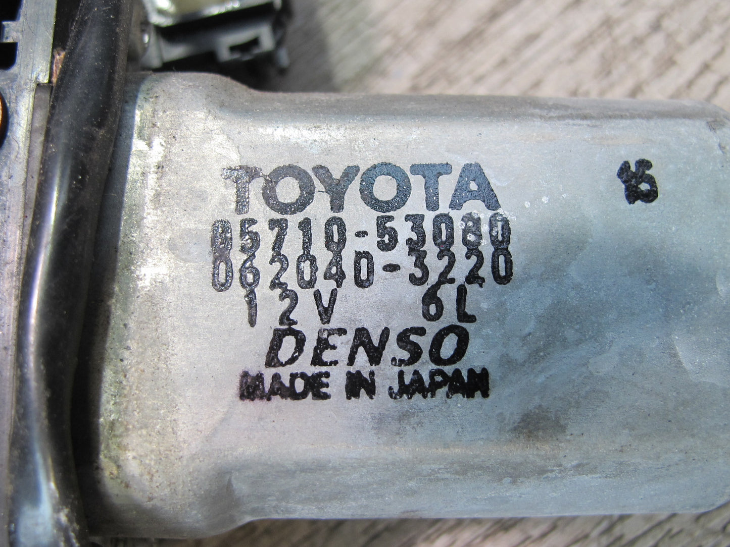 10-15 Lexus IS350 IS250 Convertible Rear Right Window Regulator w Motor OEM