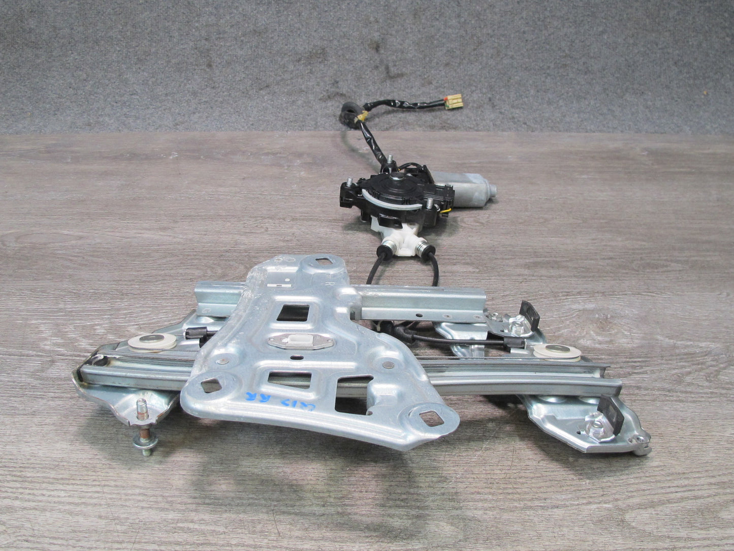 10-15 Lexus IS350 IS250 Convertible Rear Right Window Regulator w Motor OEM