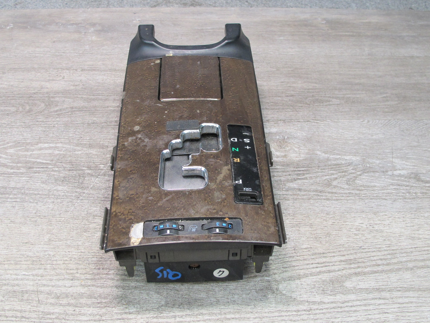 10-11 Lexus IS350 IS250 A/T Front Center Console Wood Gear Shifter Trim OEM