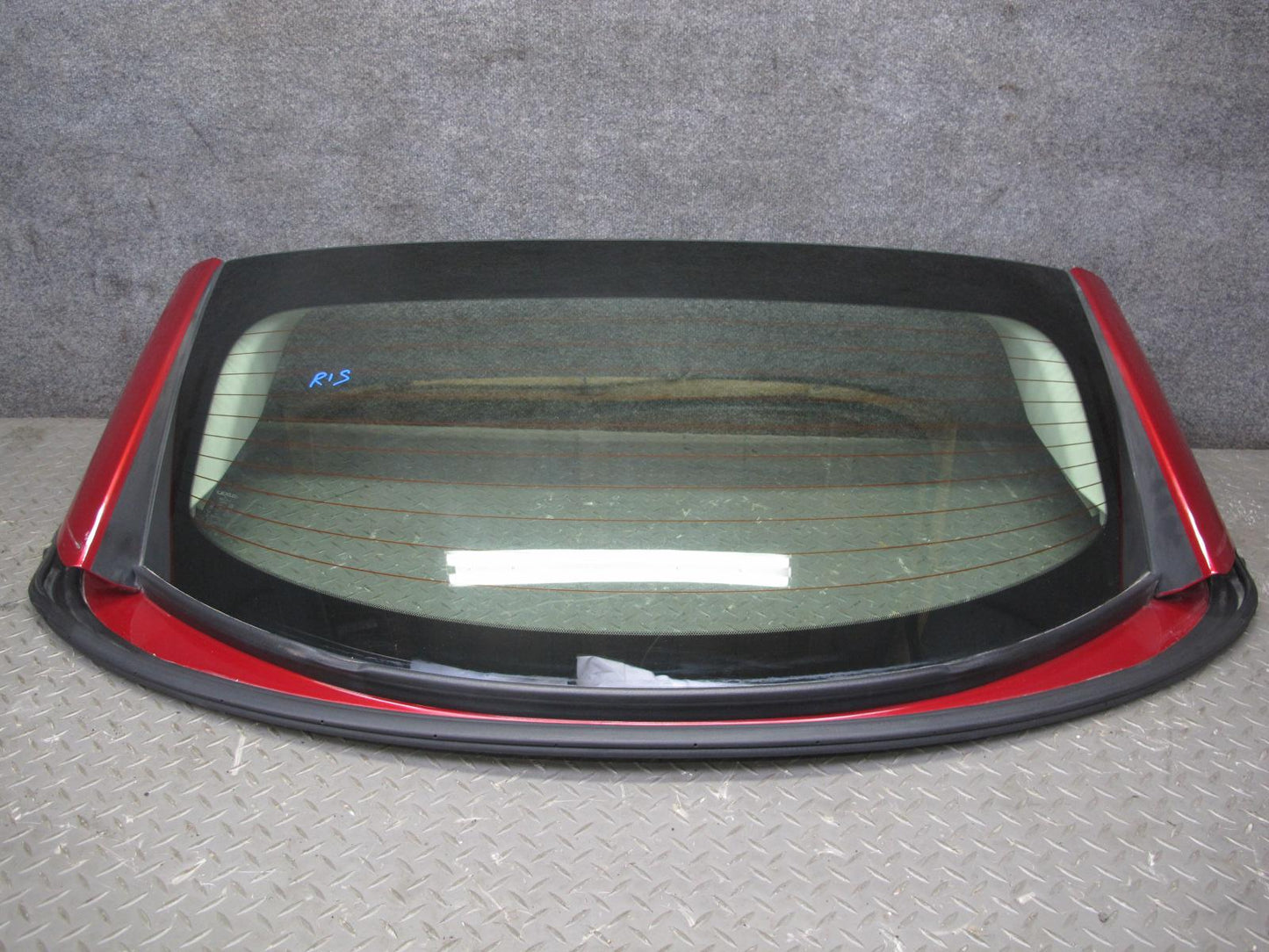 10-15 Lexus IS350 IS250 Convertible Rear Roof Back Glass Window RED Mica OEM