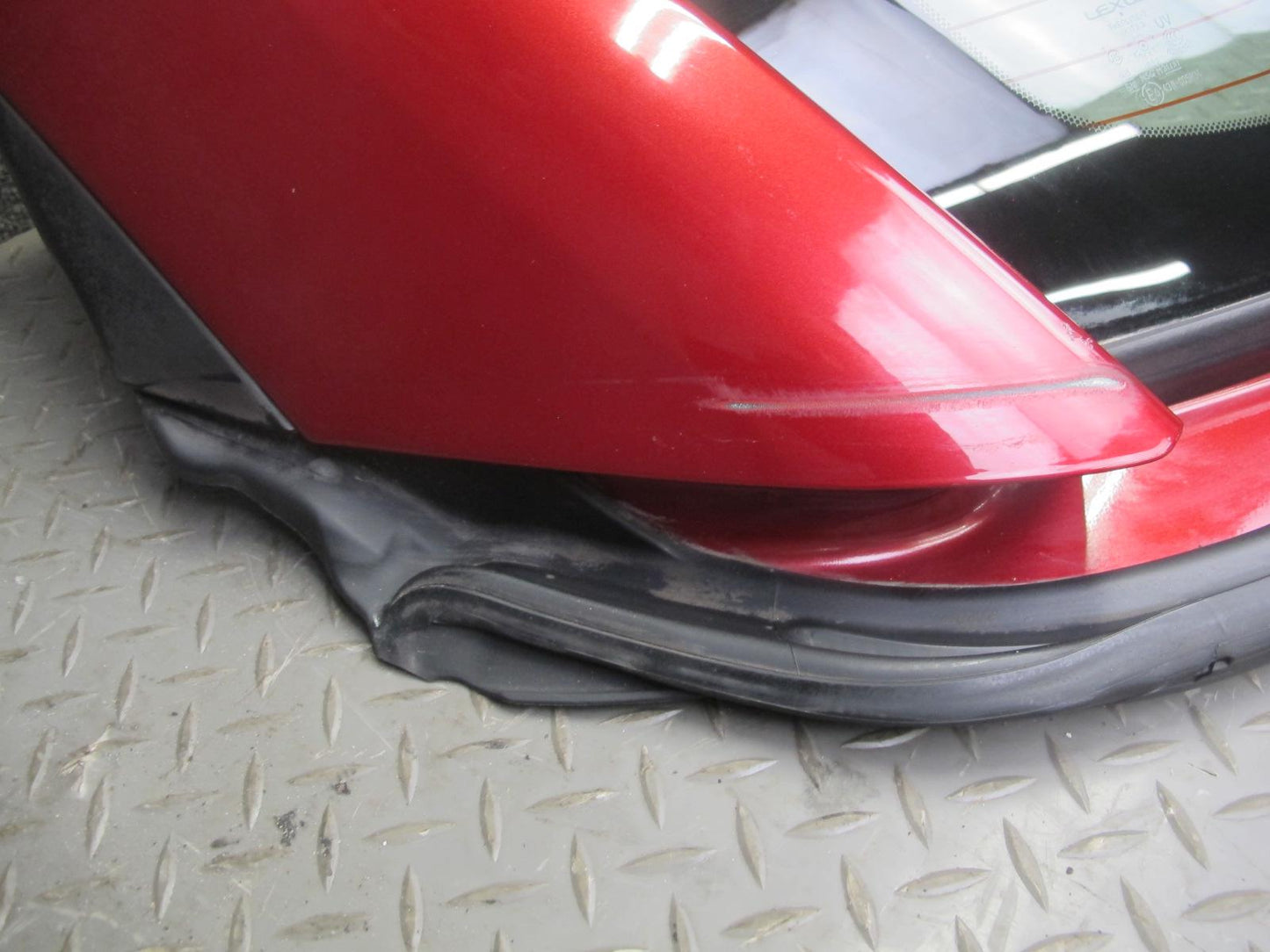 10-15 Lexus IS350 IS250 Convertible Rear Roof Back Glass Window RED Mica OEM
