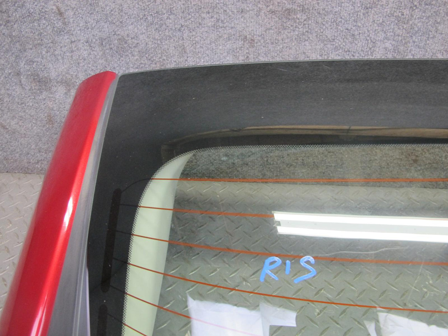 10-15 Lexus IS350 IS250 Convertible Rear Roof Back Glass Window RED Mica OEM