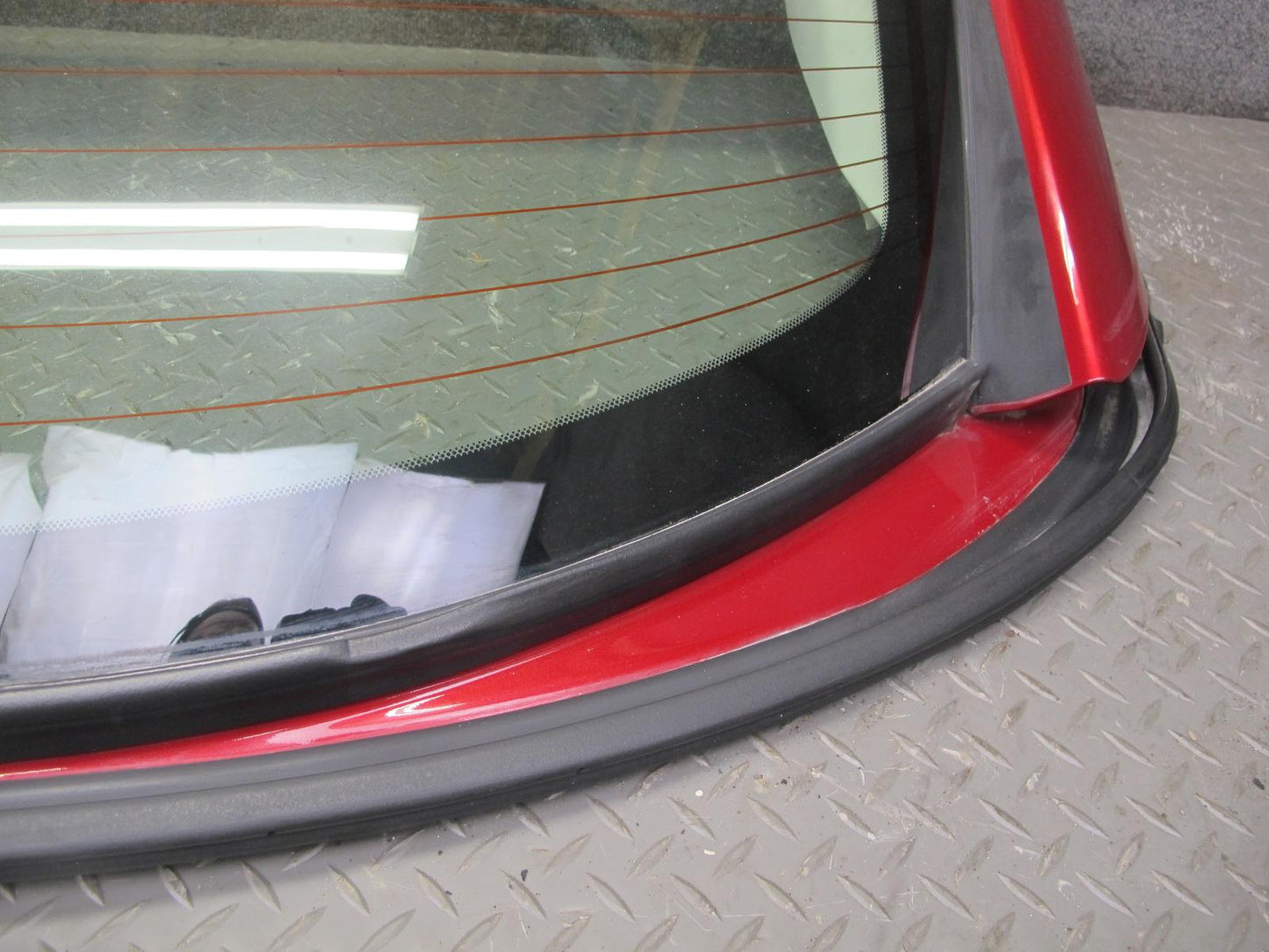 10-15 Lexus IS350 IS250 Convertible Rear Roof Back Glass Window RED Mica OEM