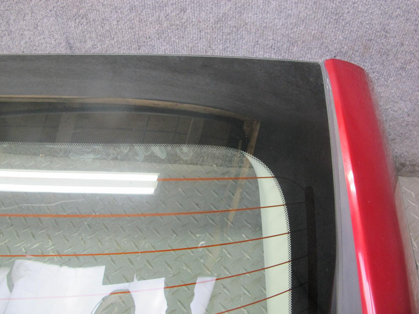 10-15 Lexus IS350 IS250 Convertible Rear Roof Back Glass Window RED Mica OEM