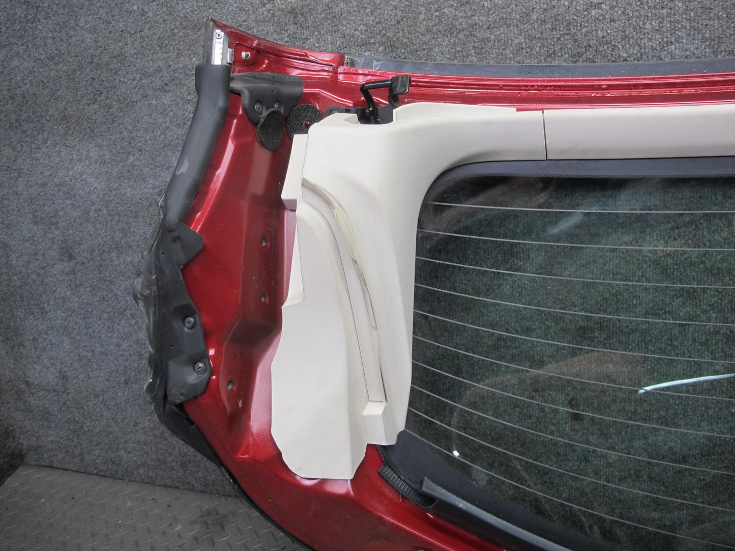 10-15 Lexus IS350 IS250 Convertible Rear Roof Back Glass Window RED Mica OEM