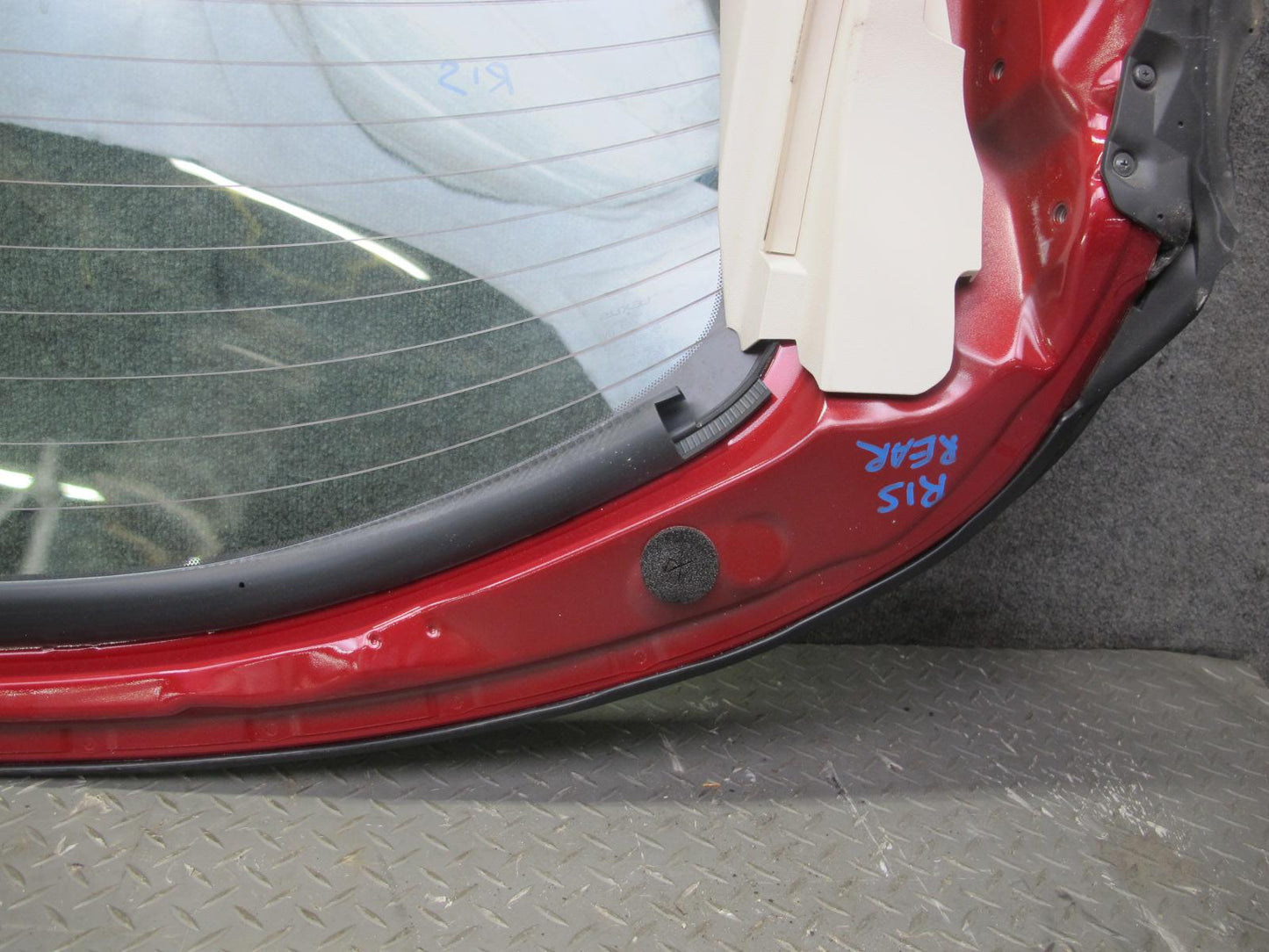 10-15 Lexus IS350 IS250 Convertible Rear Roof Back Glass Window RED Mica OEM