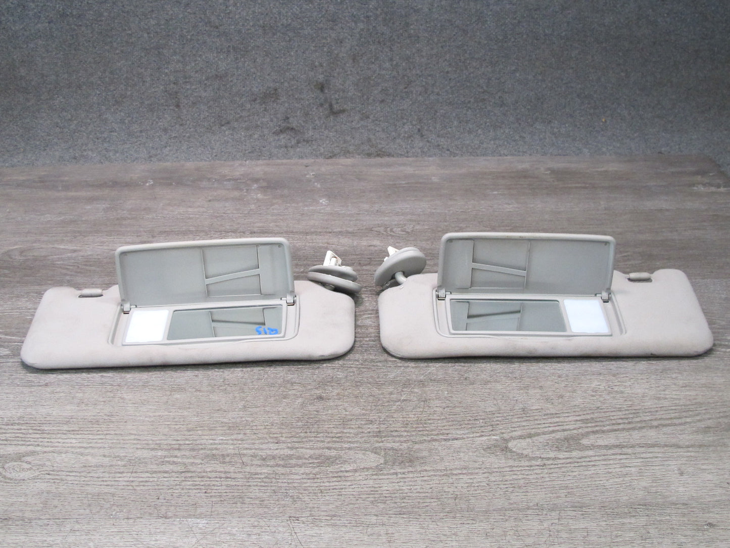 10-15 Lexus IS350 IS250 Convertible Front Left & Right Sun Visor Shade Gray OEM