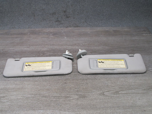 10-15 Lexus IS350 IS250 Convertible Front Left & Right Sun Visor Shade Gray OEM