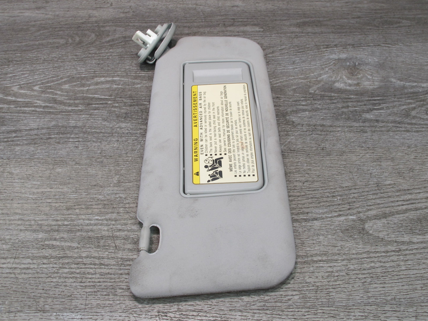 10-15 Lexus IS350 IS250 Convertible Front Left & Right Sun Visor Shade Gray OEM