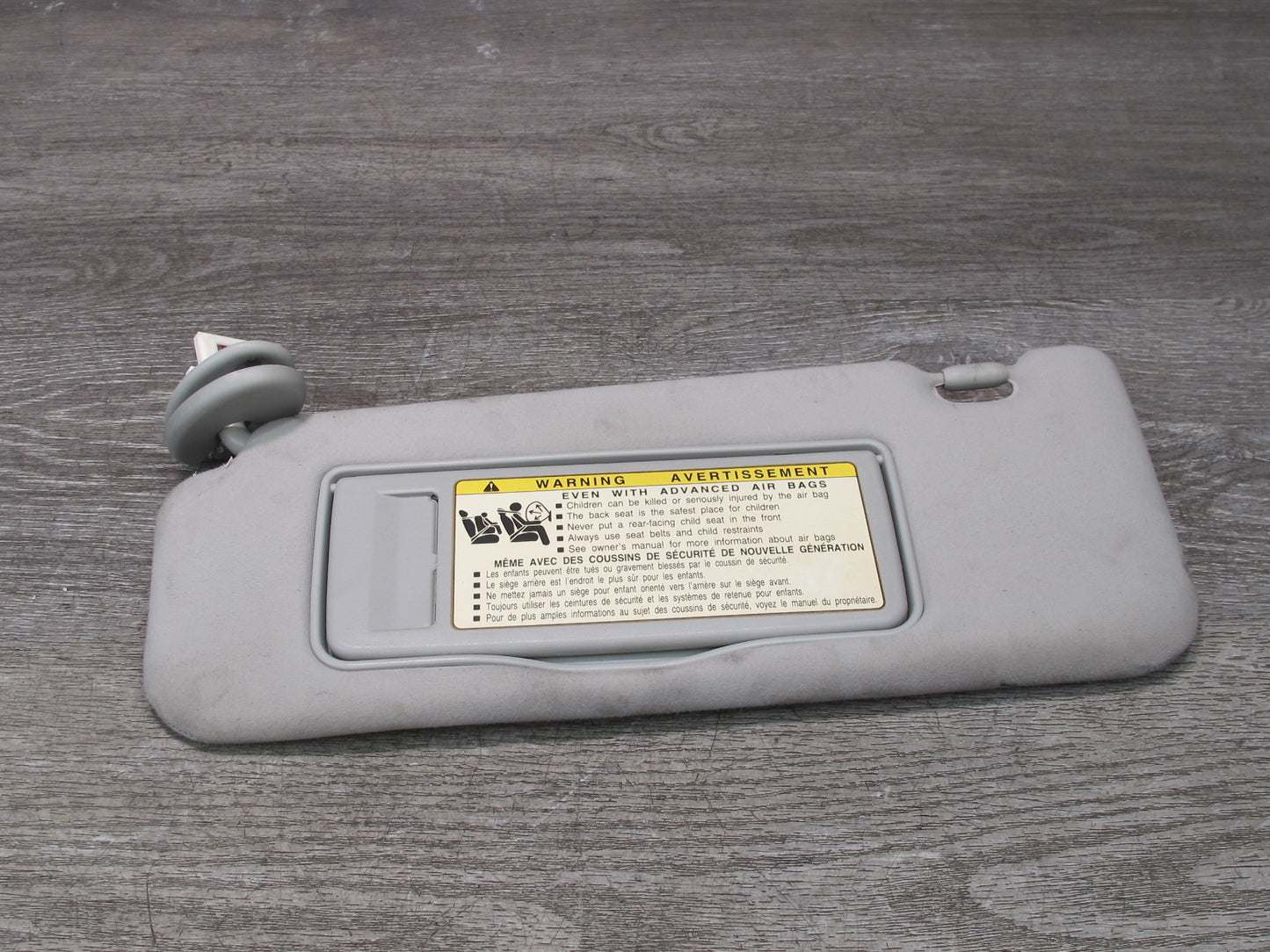 10-15 Lexus IS350 IS250 Convertible Front Left & Right Sun Visor Shade Gray OEM