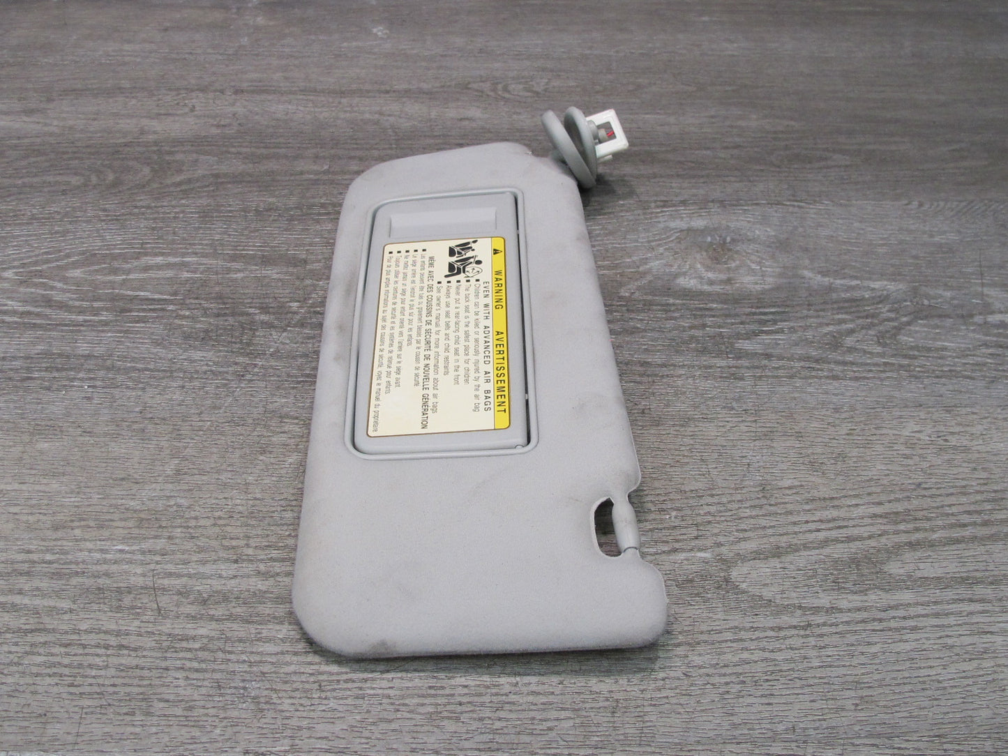 10-15 Lexus IS350 IS250 Convertible Front Left & Right Sun Visor Shade Gray OEM
