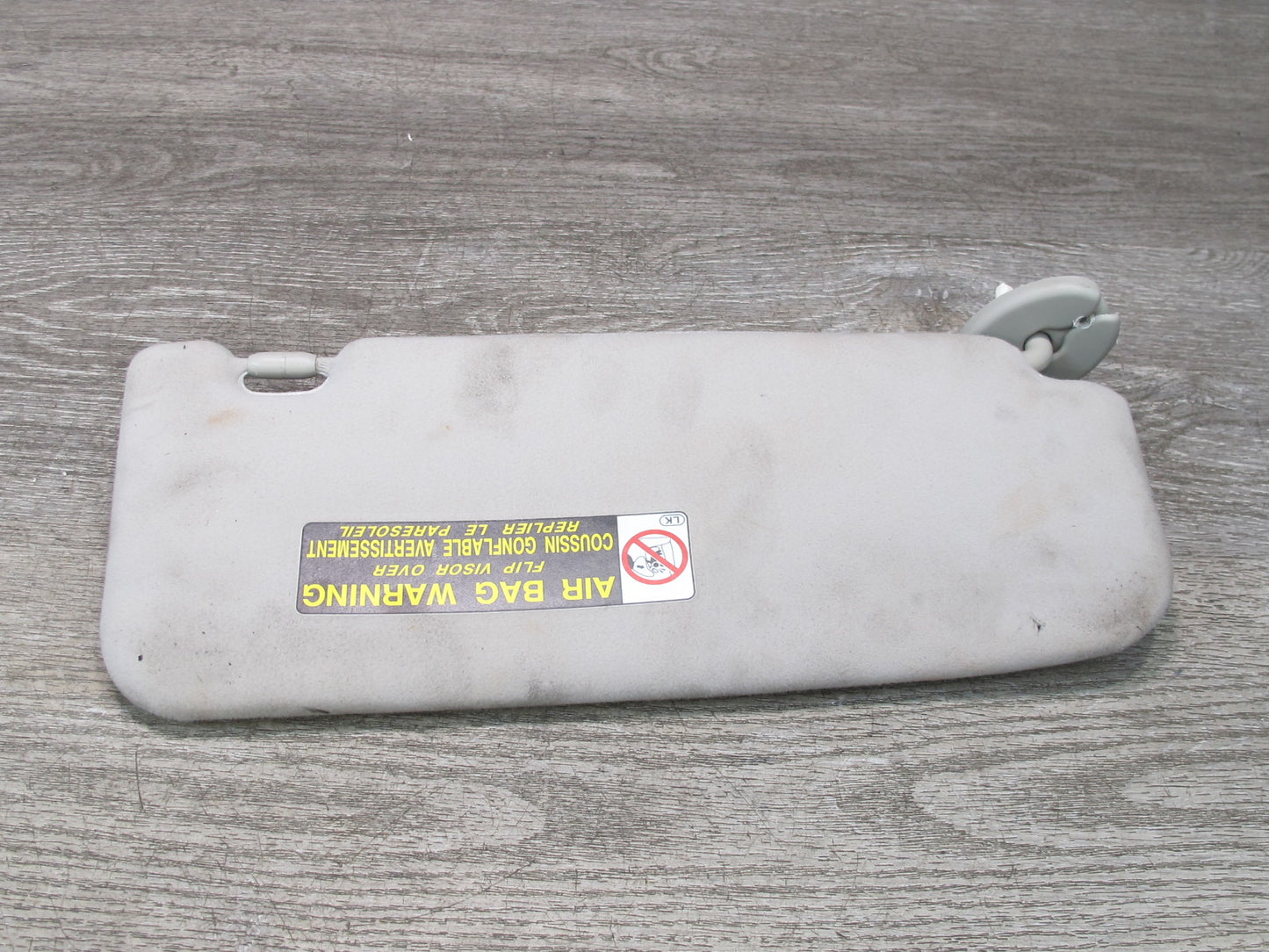10-15 Lexus IS350 IS250 Convertible Front Left & Right Sun Visor Shade Gray OEM