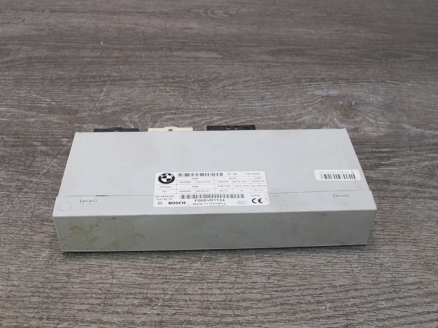 11-13 BMW F10 5-SERIES 550i Rear Trunk Function Control Module Unit 7317512 OEM