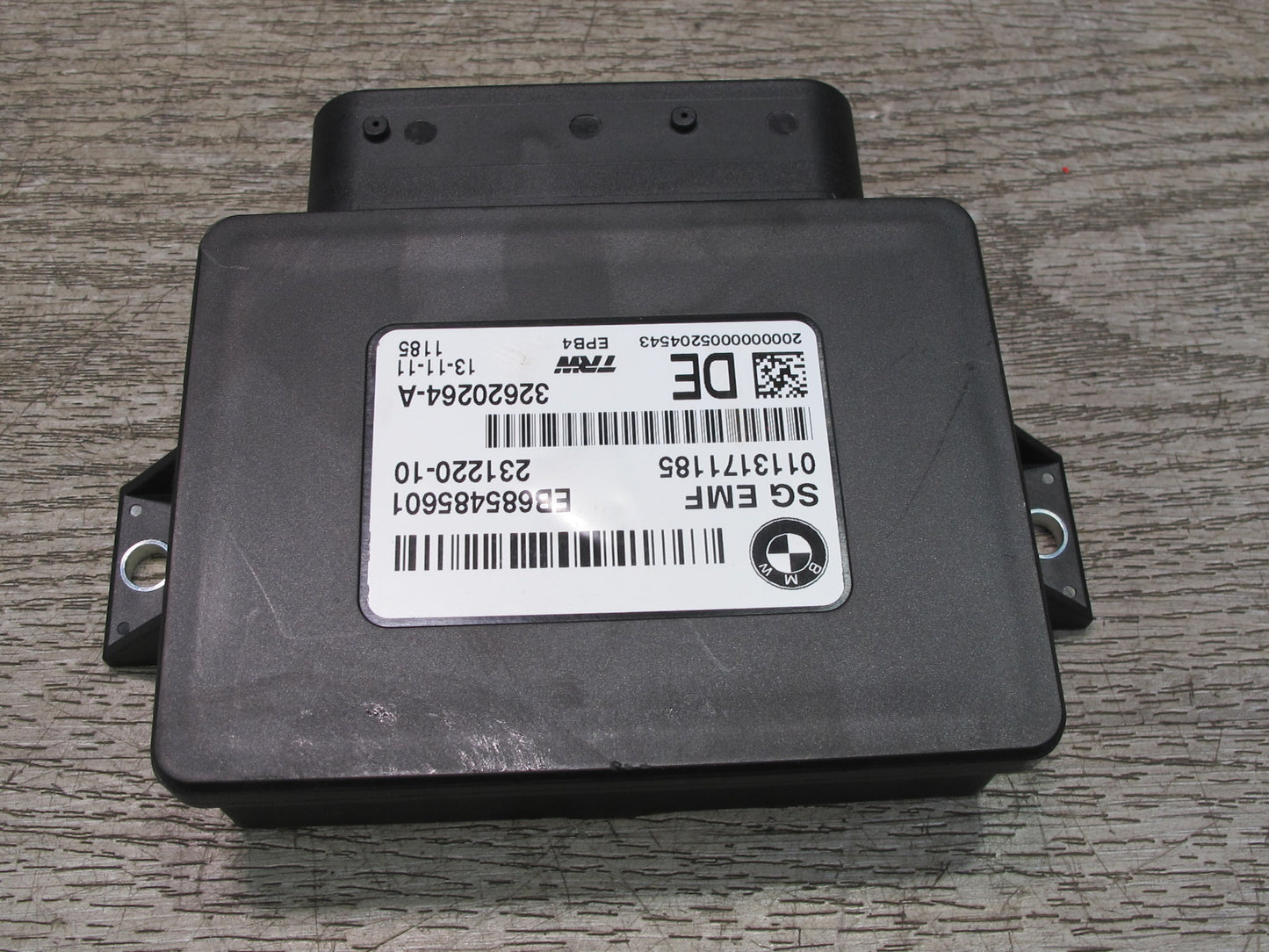 11-13 BMW F10 5-SERIES 550i EMF Parking Brake Control Module Unit 6854856 OEM