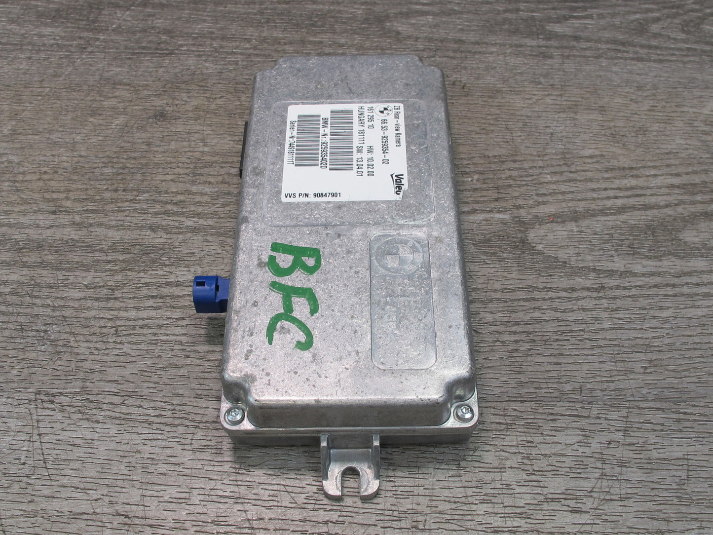2012 BMW F10 5-SERIES 550i Rear View Back UP Camera Control Module 9259354 OEM
