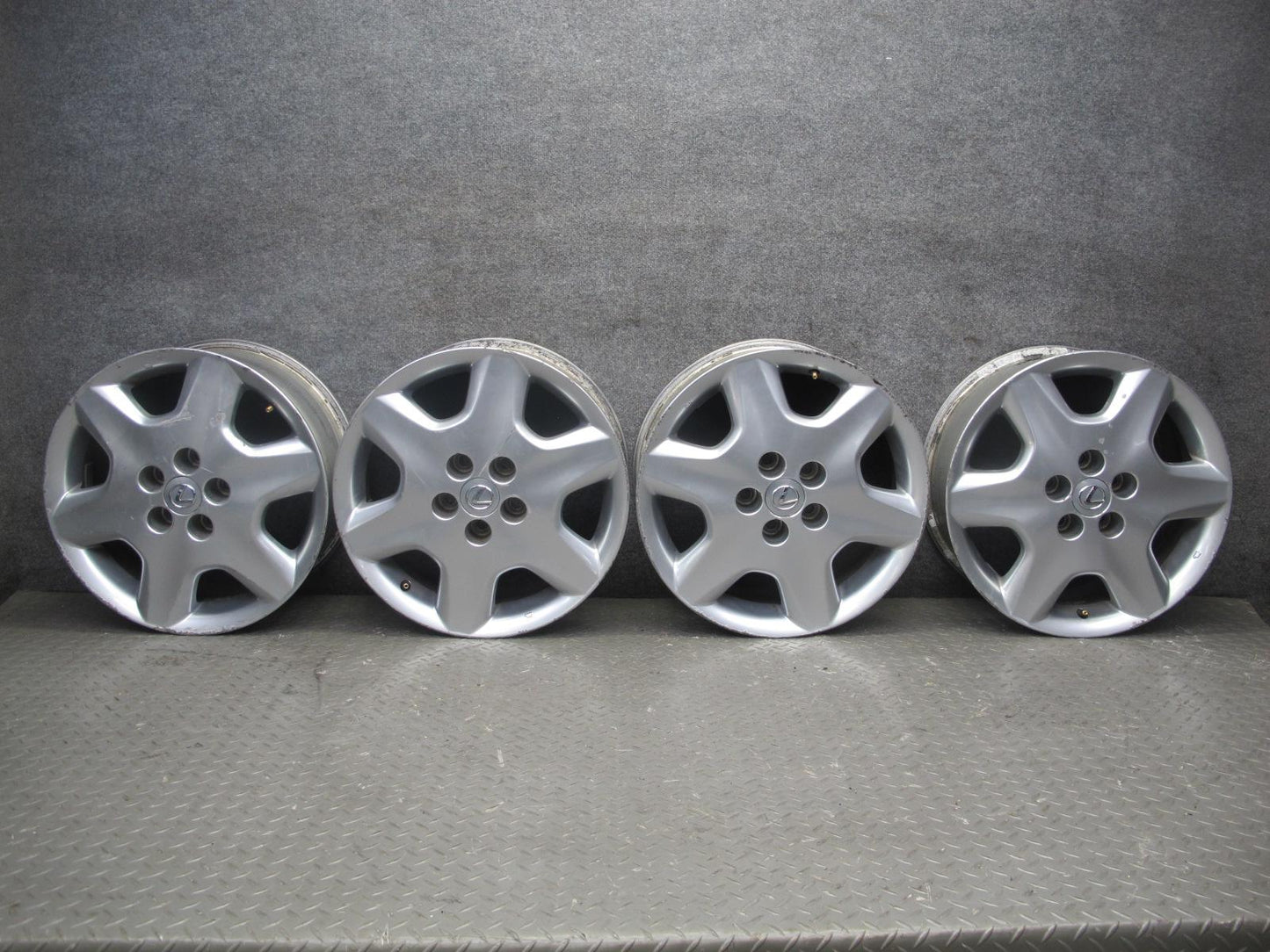 04-06 Lexus UCF30L LS430 Set of 4 17" R17 Alloy Wheel Rim 17x7.5J ET45 OEM